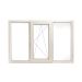 Fereastra PVC 3 canate, 1 canat mobil, deschidere dreapta