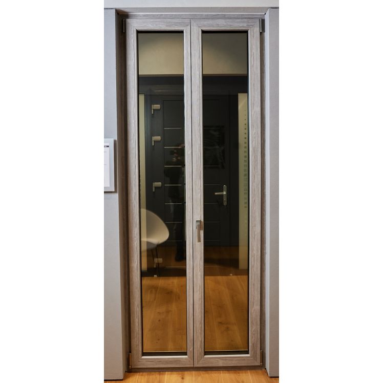 Ușă balcon cu cercevea coplanară, Barrier 95 NEO, prag toc contur 980 x 2500 mm