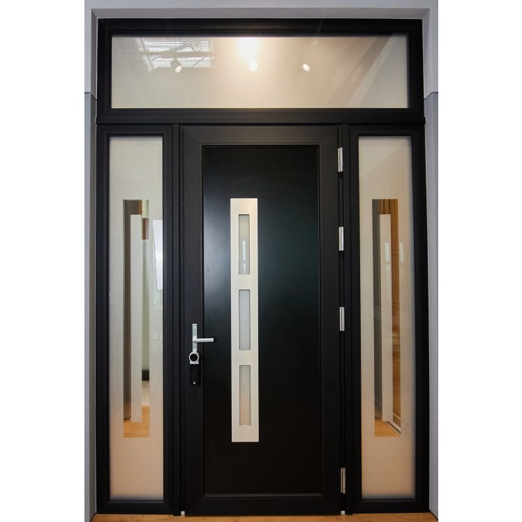 Ușă exterior din PVC, Barrier 100, cu încuietoare inteligentă Dom Roq, 1930 x 2500 mm