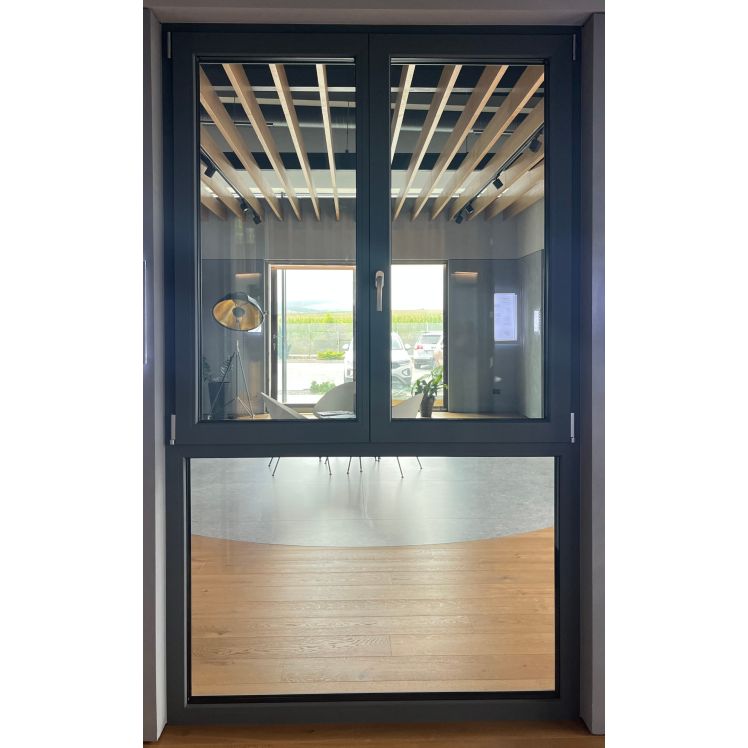 Fereastră PVC, Barrier 95 NEO, cu sticlă lipită, pentru case pasive 1500 x 2500 mm