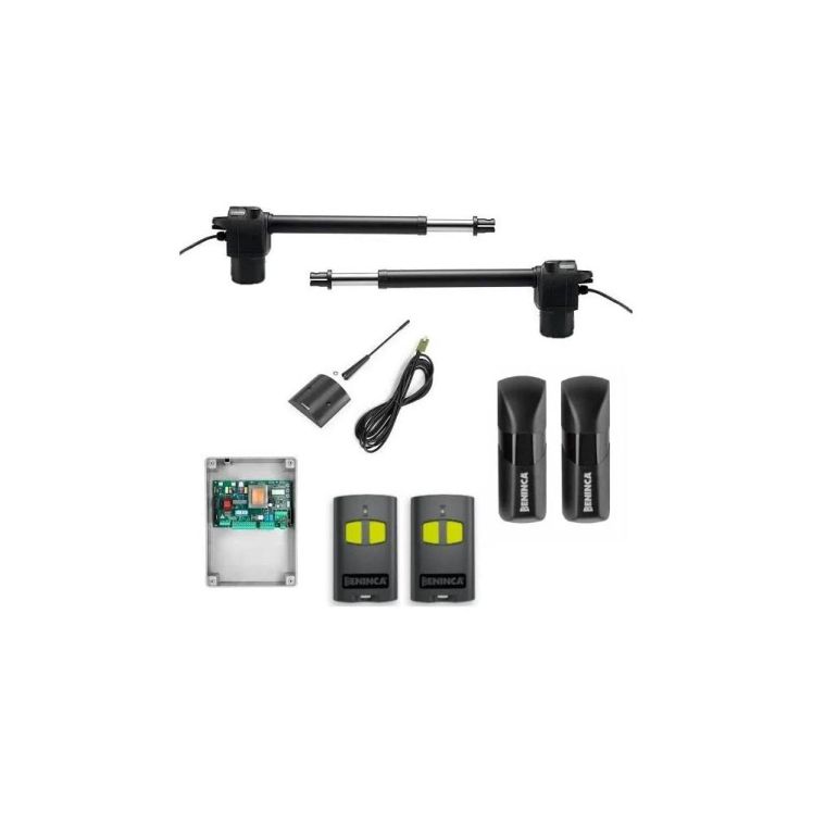 Kit automatizare poartă batantă Beninca KBILL30M, cu 2 telecomenzi