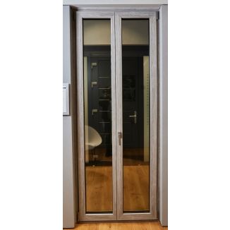 Ușă balcon cu cercevea coplanară, Barrier 95 NEO, prag toc contur 980 x 2500 mm