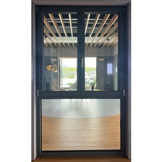 Fereastră PVC, Barrier 95 NEO, cu sticlă lipită, pentru case pasive 1500 x 2500 mm