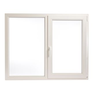 Fereastră PVC cu geam termopan, Barrier 70, maner Toulon,1460x1160 mm, profil Rehau 70 mm, 2 canate, sticlă 4LowE, oscilobatant dreapta, 5 camere