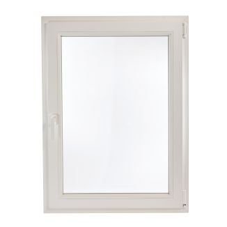 Fereastră PVC cu geam termopan, Barrier 75, maner Toulon, 860x1160 mm, profil Aluplast 70 mm, 1 canat, sticlă 4LowE, oscilobatant dreapta, 5 camere, 2 garnituri