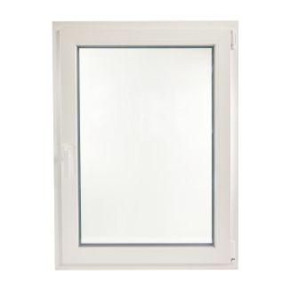 Fereastră PVC cu geam tripan, Barrier 80, maner Toulon, 860x1160 mm, profil Rehau 80 mm, 1 canat, sticlă 42 mm 4LowE + 4SEvo, oscilobatant dreapta, 7 camere, 3 garnituri