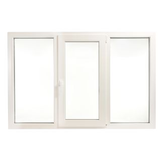 Fereastră PVC cu geam tripan, Barrier 85, maner Toulon, 1760x1160 mm, profil Aluplast 85 mm, 3 canate, sticlă 44 mm 4LowE + 4SEvo, oscilobatant dreapta, 7 camere, 3 garnituri