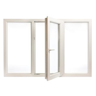 Fereastră PVC cu geam termopan, Barrier 75, 1160x1760 mm, profil Aluplast 70 mm, 3 canate, sticlă 4LowE, oscilobatant dreapta, 5 camere, 2 garnituri