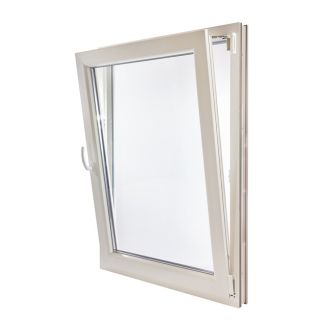 Fereastră PVC Rehau cu geam termopan, Barrier VIVA, culoare alb, 860x1160 mm, 1 canat, protectie termică, oscilobatanta, Warm Edge, 5 camere, 2 garnituri