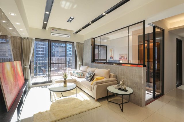 Idei amenajare living cu bucătărie open space - Soluții pentru închidere